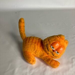 Vintage Garfield The Movie Plush Refrigerator Magnet Wendys Promotional 4" Toy